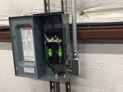 Fused Electrical Safety Switch Installation